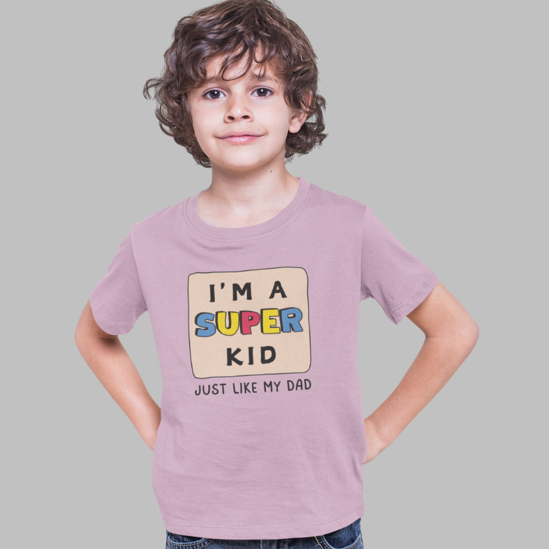 I'm a Super Kid Printed T-Shirt