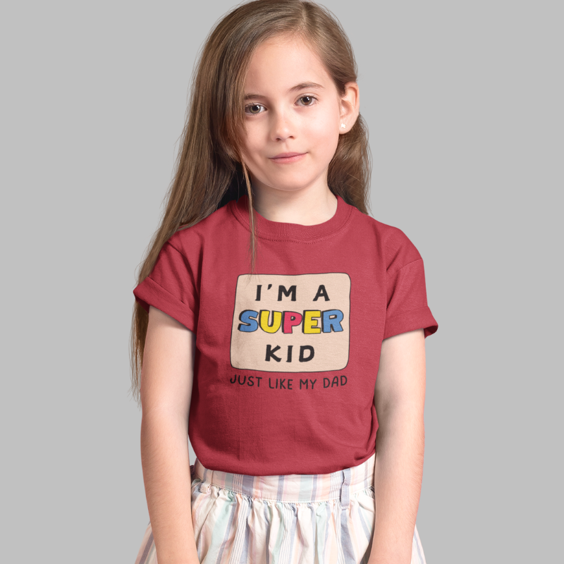 I'm a Super Kid Printed T-Shirt