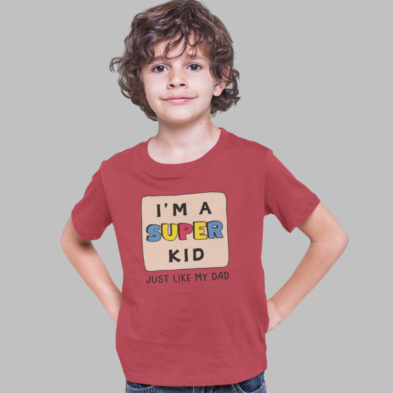 I'm a Super Kid Printed T-Shirt