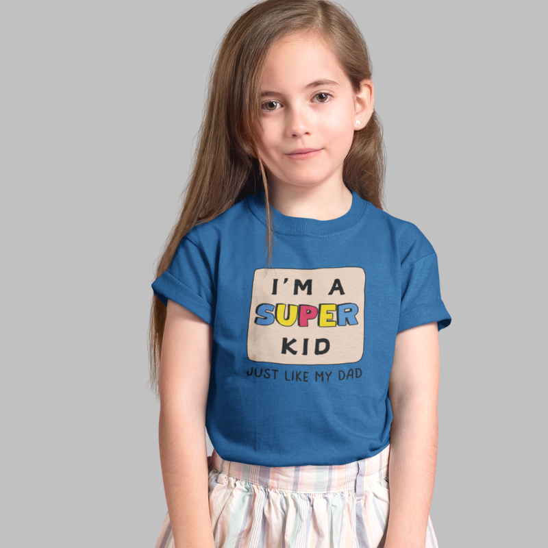 I'm a Super Kid Printed T-Shirt