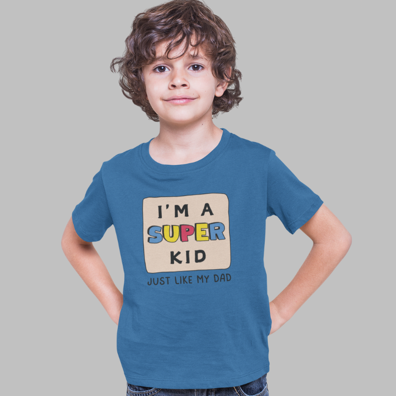 I'm a Super Kid Printed T-Shirt