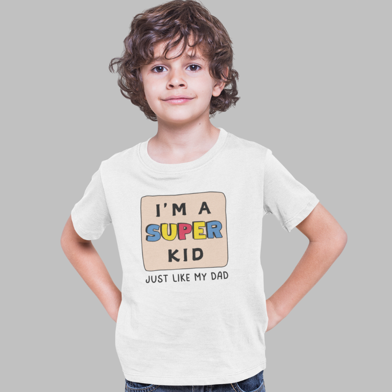 I'm a Super Kid Printed T-Shirt