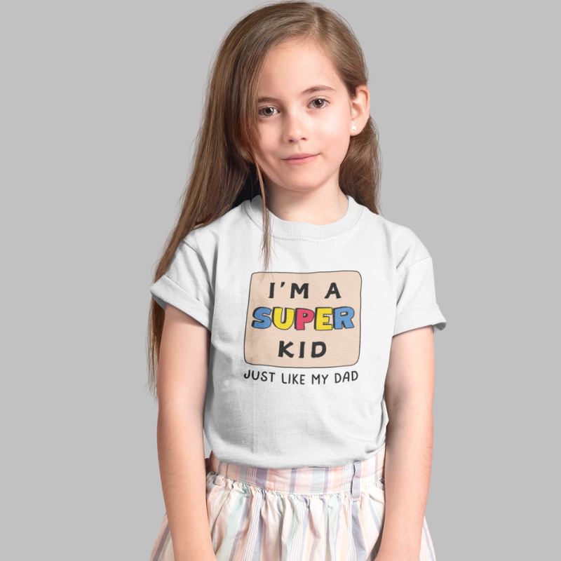 I'm a Super Kid Printed T-Shirt