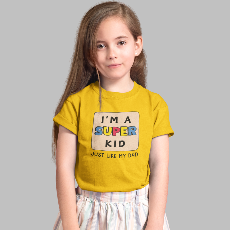 I'm a Super Kid Printed T-Shirt