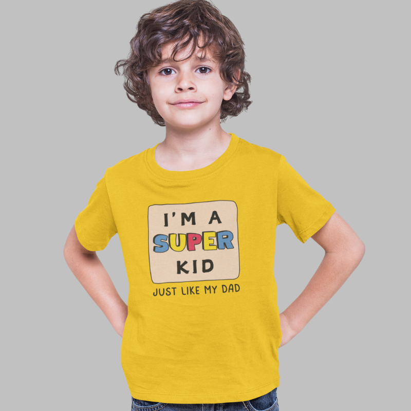 I'm a Super Kid Printed T-Shirt
