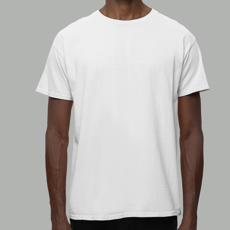 AR&B Round Neck Regular Fit T-Shirt - Black, White, Asphalt