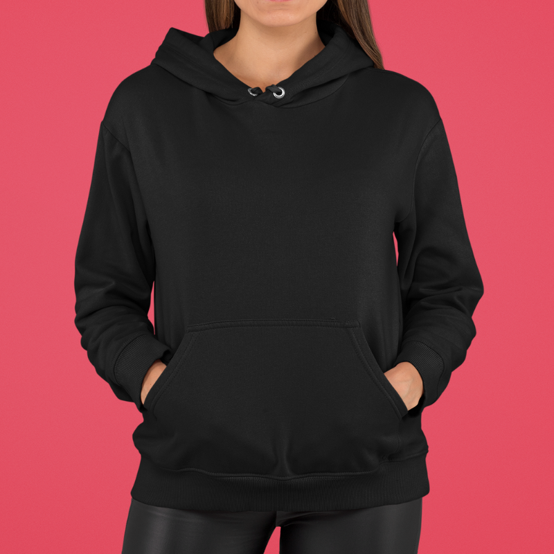 AR&B Women's Pullover Hoodie - Long Sleeve Regular Fit - Black