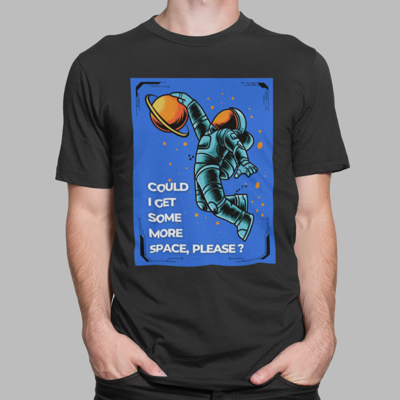 Some More Space Printed Regular Fit T-Shirt