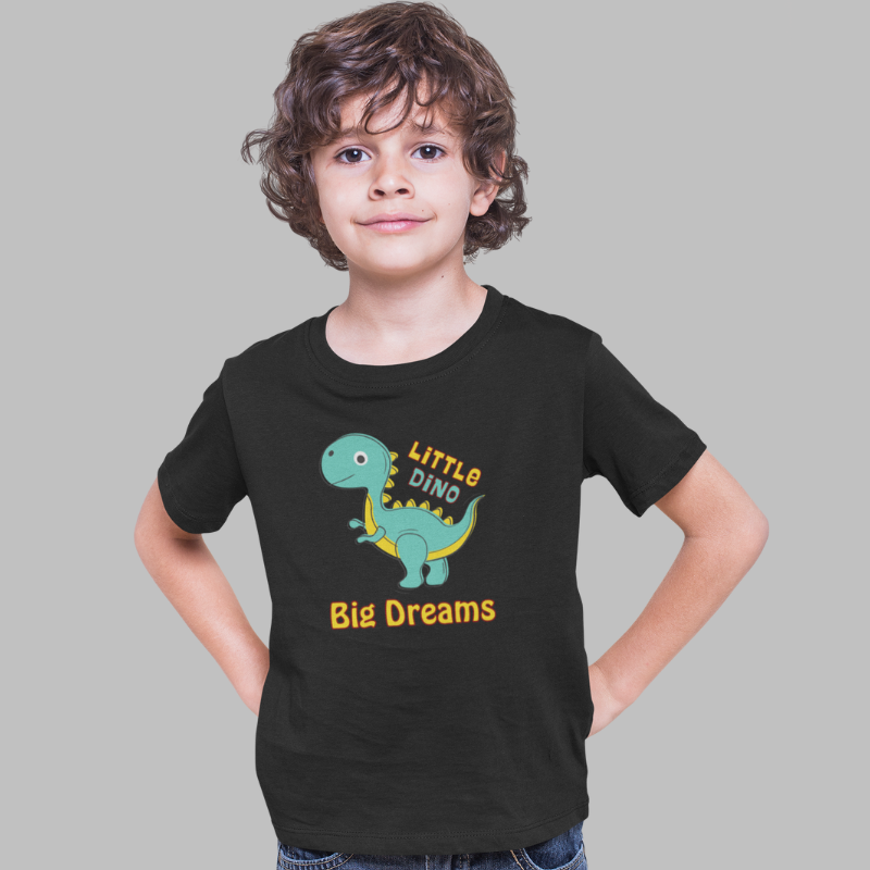 Little Dino, Big Dreams Printed T-Shirt