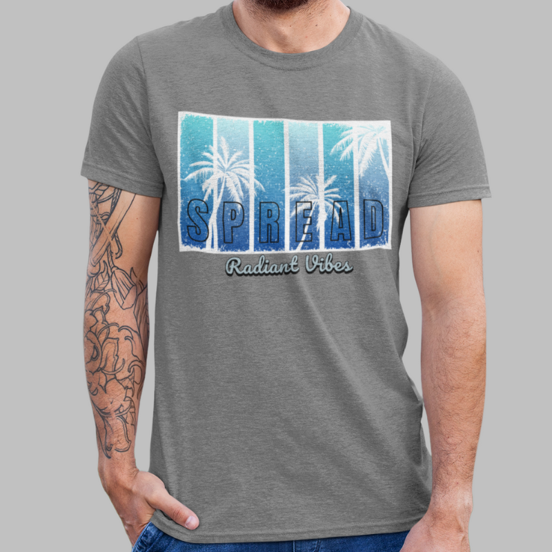 Spread Radiant Vibes Printed Regular Fit T-Shirt