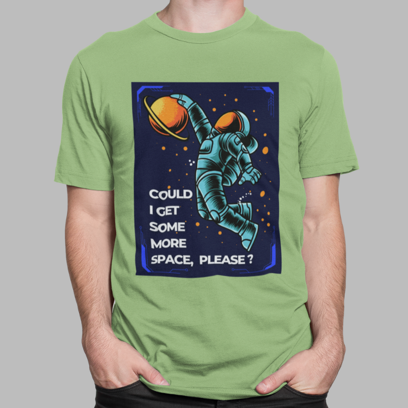 Some More Space Printed Regular Fit T-Shirt