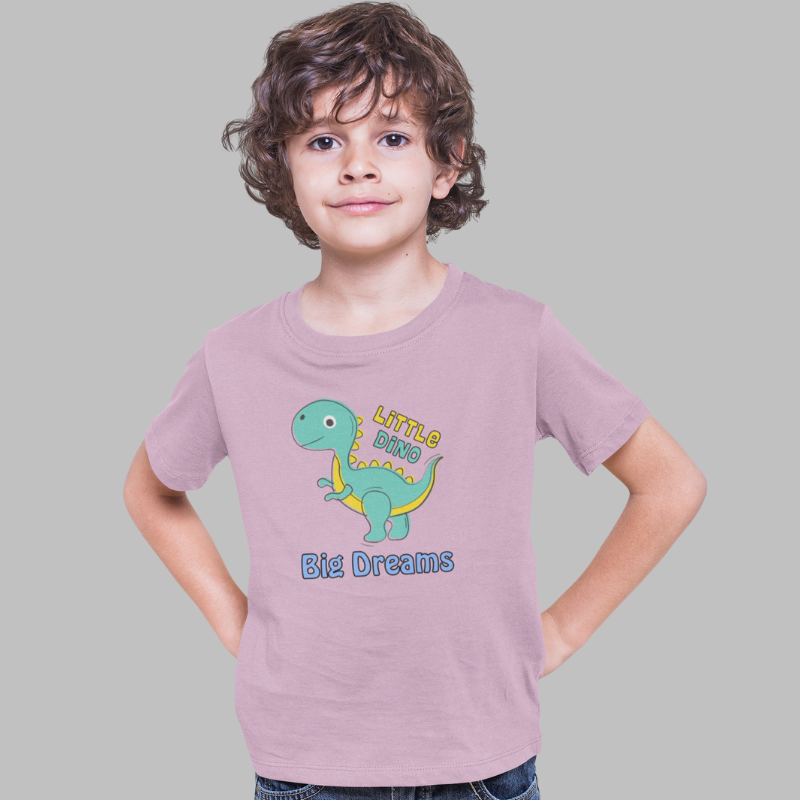 Little Dino, Big Dreams Printed T-Shirt