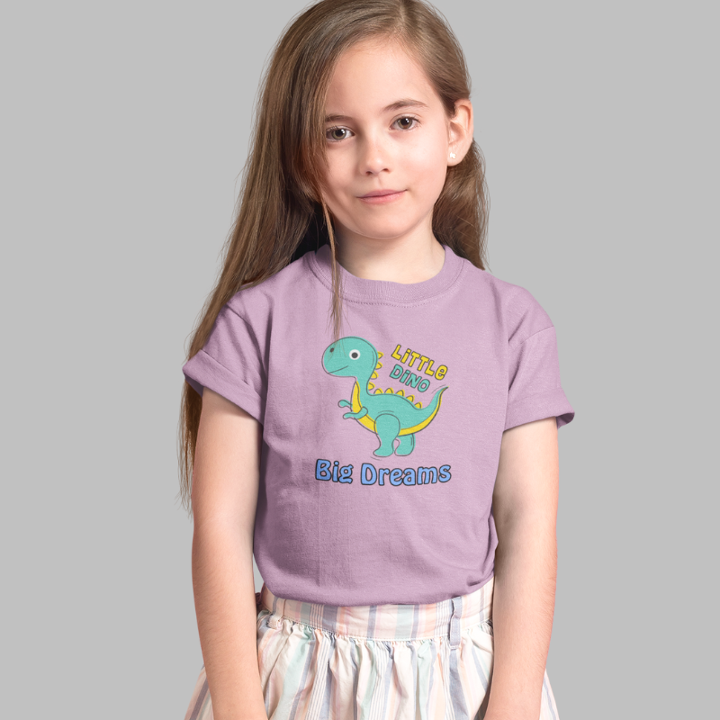 Little Dino, Big Dreams Printed T-Shirt