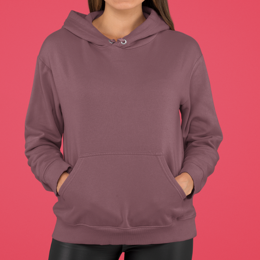 AR&B Women's Pullover Hoodie - Long Sleeve Regular Fit - Maroon