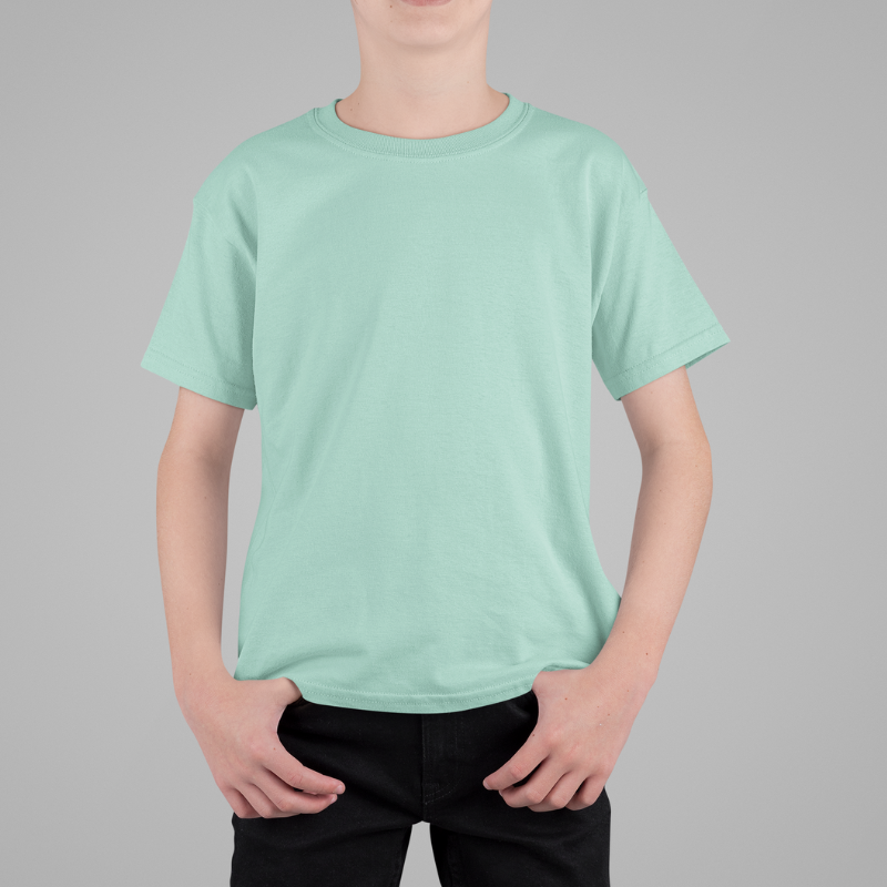 AR&B Kids Round Neck T-Shirts - Mint