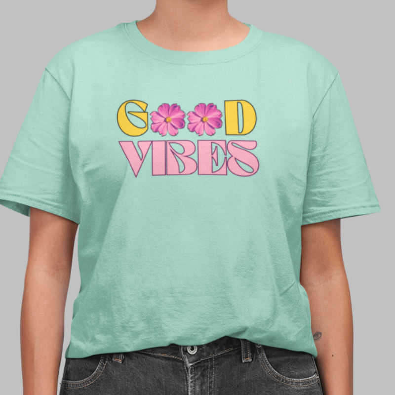 Good Vibes Printed T-Shirt