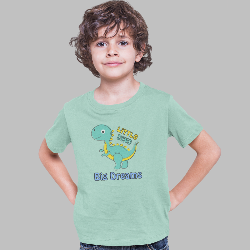 Little Dino, Big Dreams Printed T-Shirt