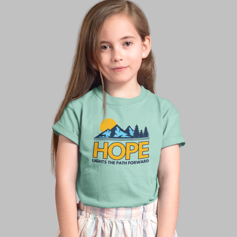 Hope Lights The Path Forward Printed T-Shirt