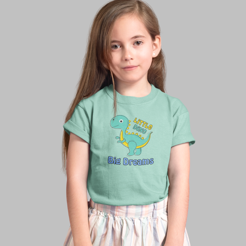 Little Dino, Big Dreams Printed T-Shirt