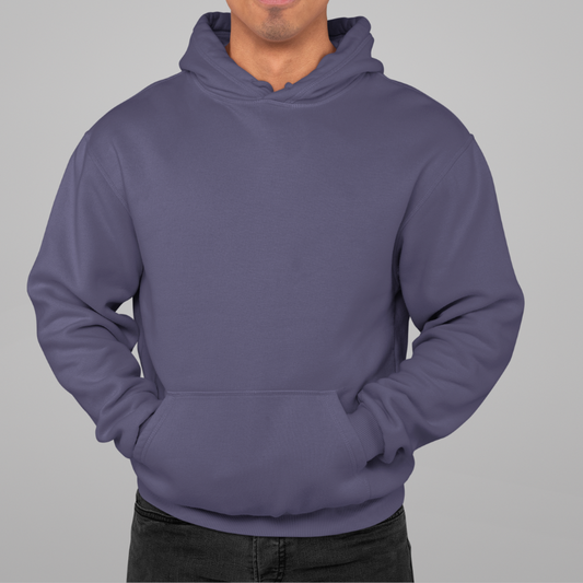 AR&B Men's Pullover Hoodie - Long Sleeve Regular Fit - Navy Blue