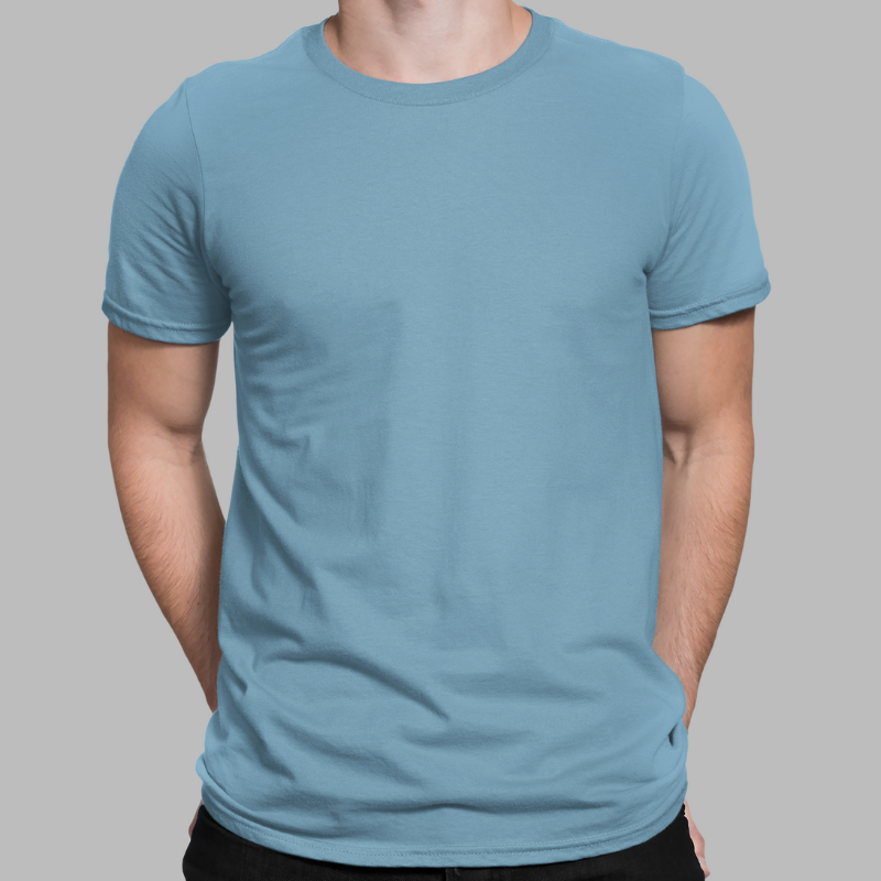 AR&B Round Neck T-Shirt - Regular Fit - OCEAN BLUE, MINT, LILAC, SUNSET