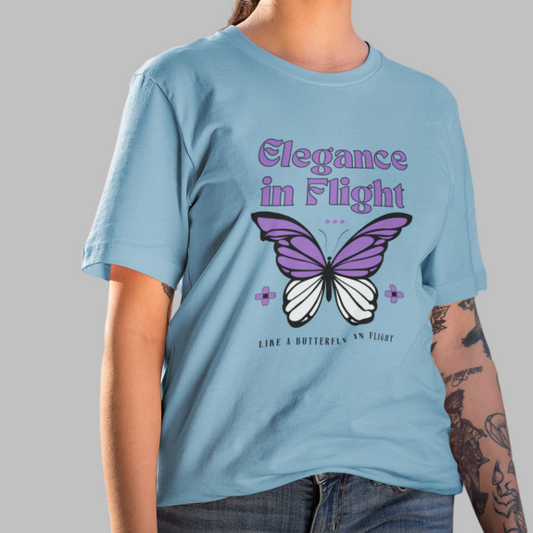 Elegance in Flight Printed T- Shirt