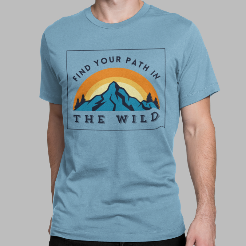 Find Your Path in The Wild Printed Regular Fit T-Shirt