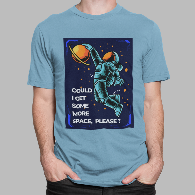 Some More Space Printed Regular Fit T-Shirt