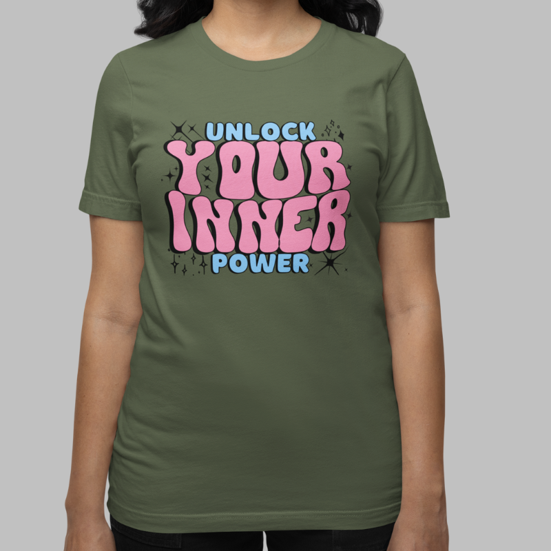 Unlock your inner Power Printed T-Shirt