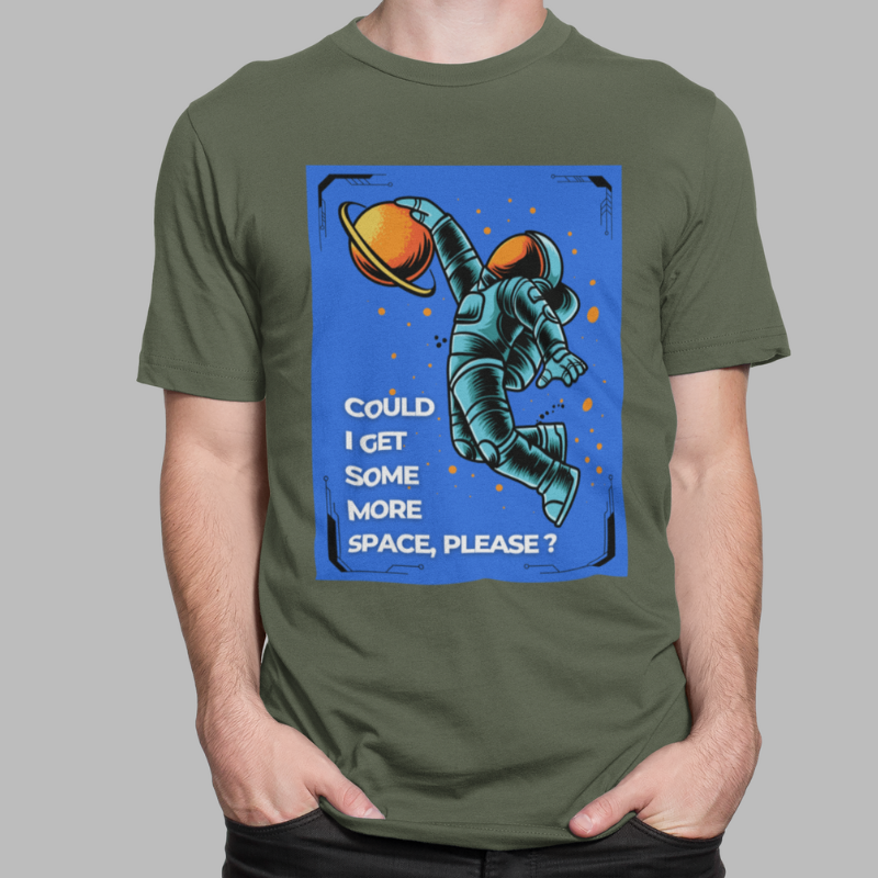 Some More Space Printed Regular Fit T-Shirt