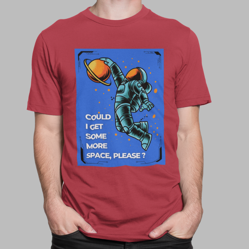 Some More Space Printed Regular Fit T-Shirt