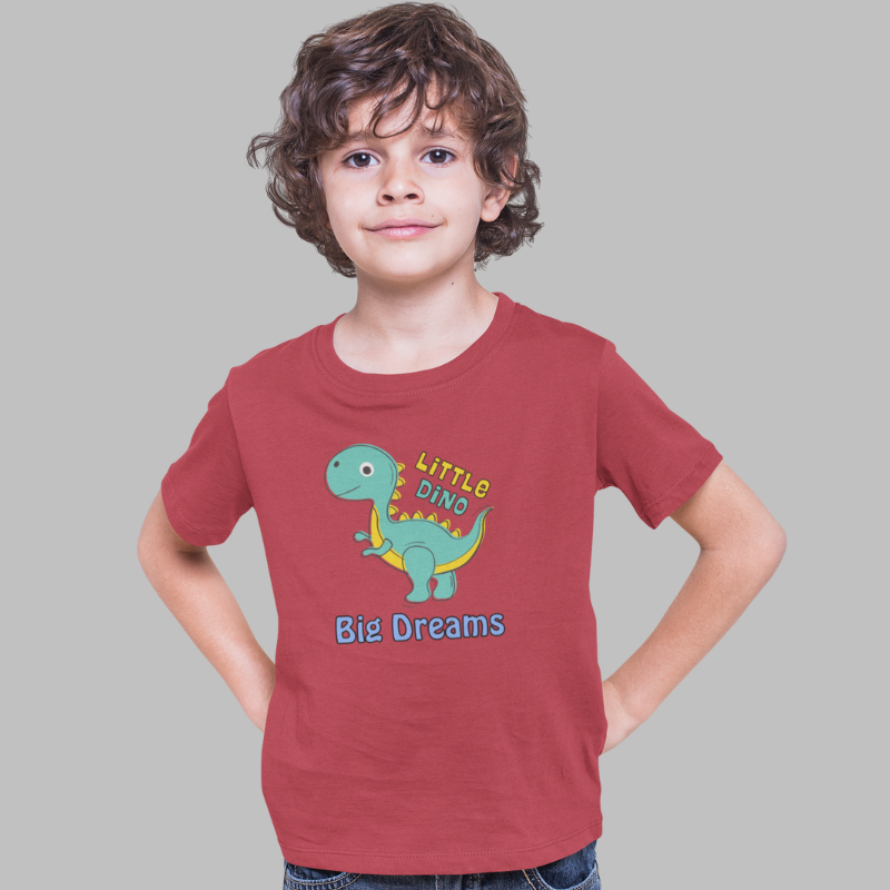 Little Dino, Big Dreams Printed T-Shirt