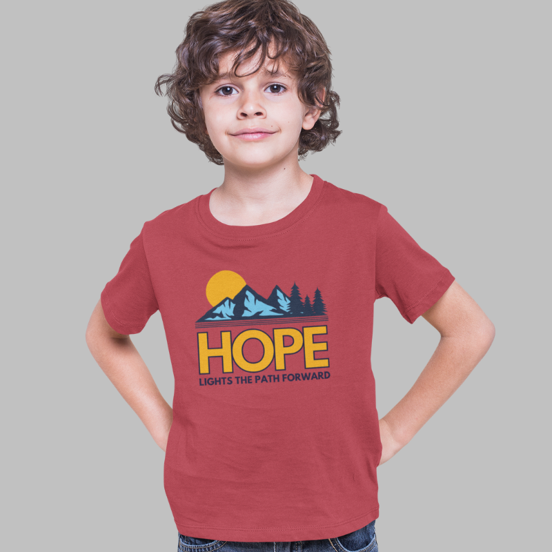 Hope Lights The Path Forward Printed T-Shirt