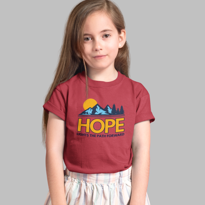 Hope Lights The Path Forward Printed T-Shirt