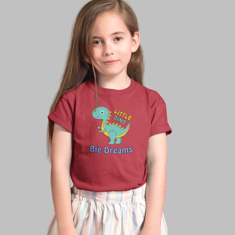 Little Dino, Big Dreams Printed T-Shirt