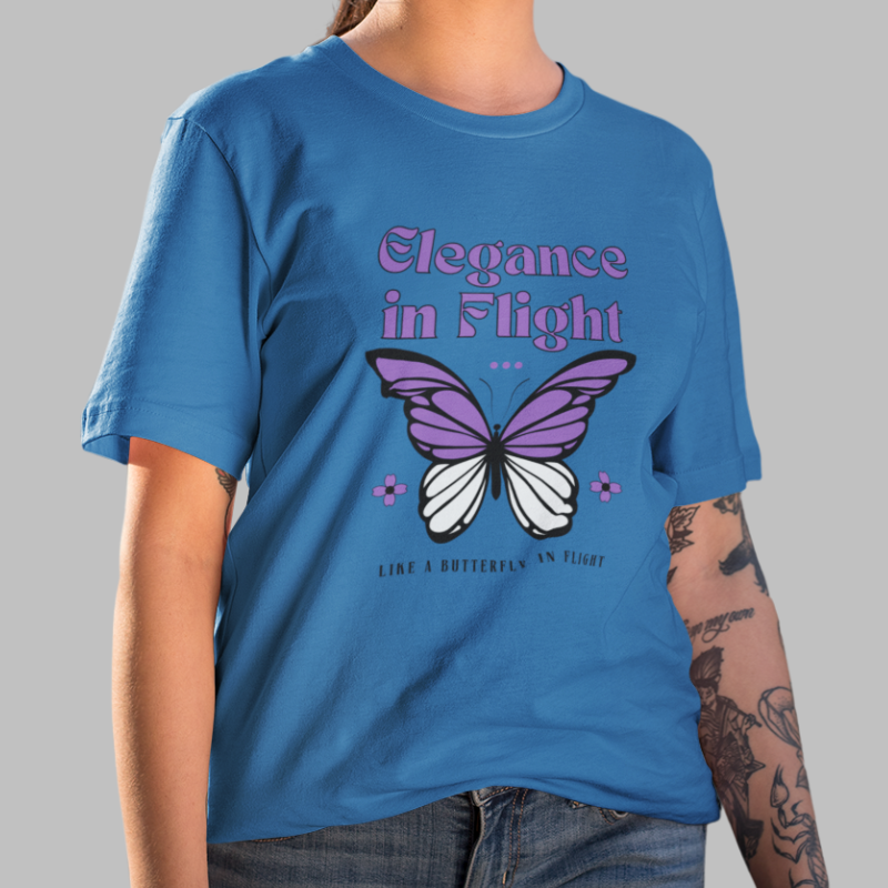 Elegance in Flight Printed T- Shirt