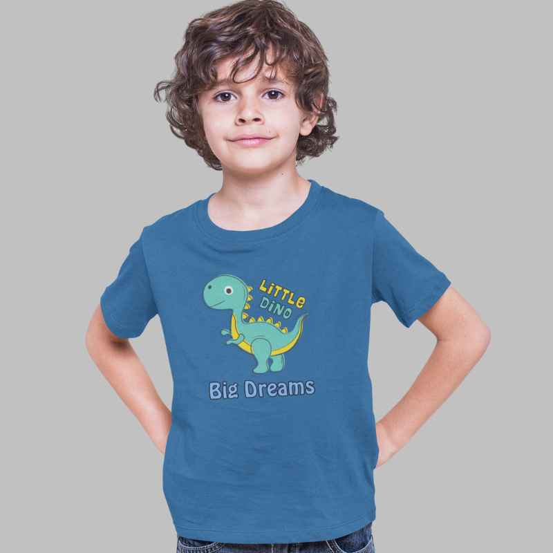 Little Dino, Big Dreams Printed T-Shirt