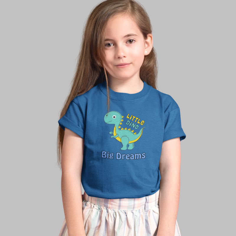 Little Dino, Big Dreams Printed T-Shirt