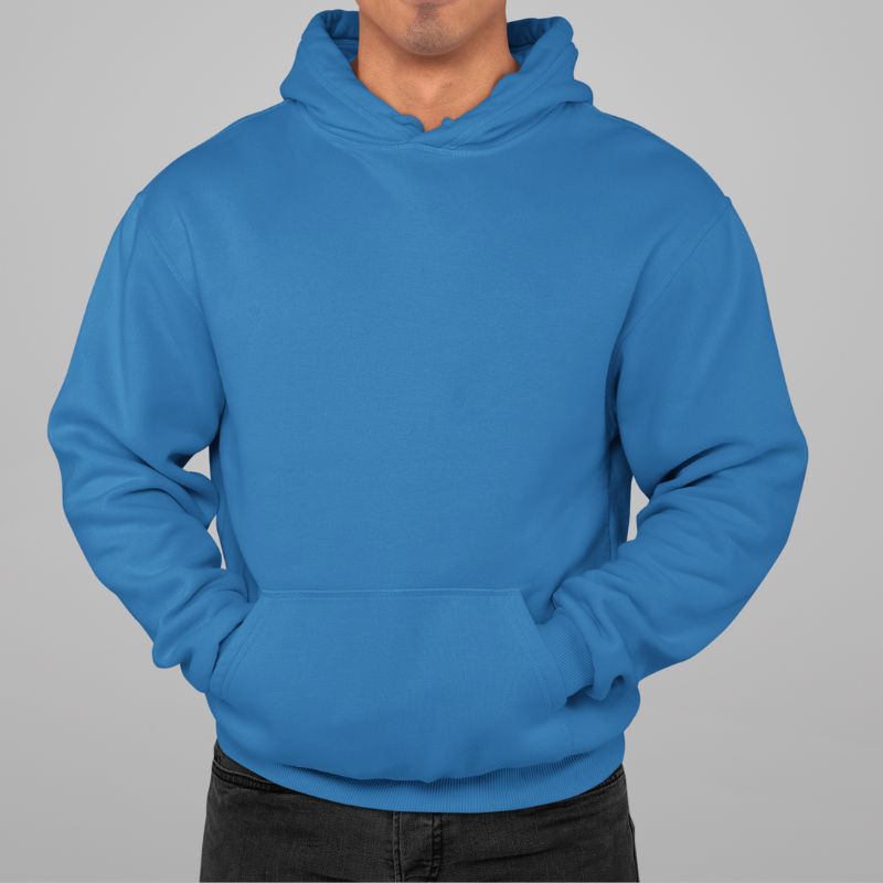 AR&B Men's Pullover Hoodie - Long Sleeve Regular Fit - Navy Blue