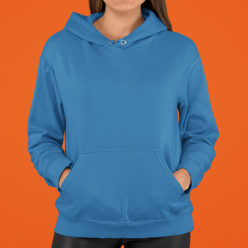 AR&B Women's Pullover Hoodie - Long Sleeve Regular Fit - Royal Blue