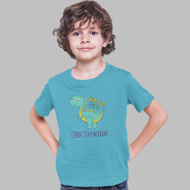 Little Dino, Big Dreams Printed T-Shirt