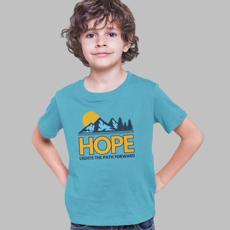 Hope Lights The Path Forward Printed T-Shirt