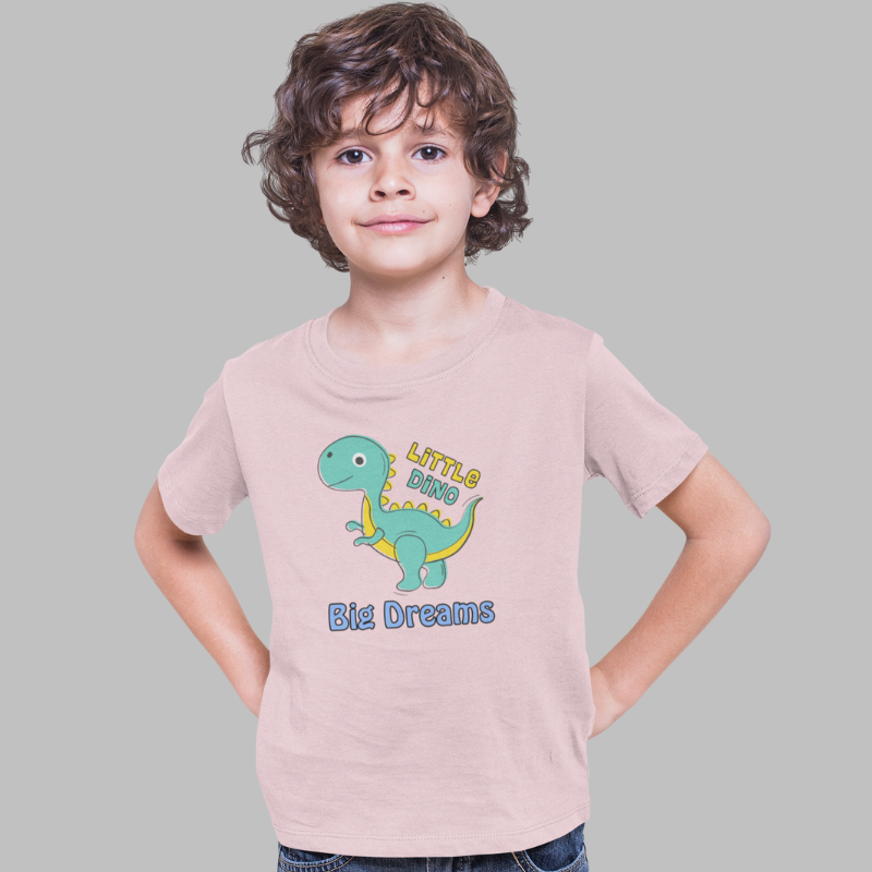 Little Dino, Big Dreams Printed T-Shirt