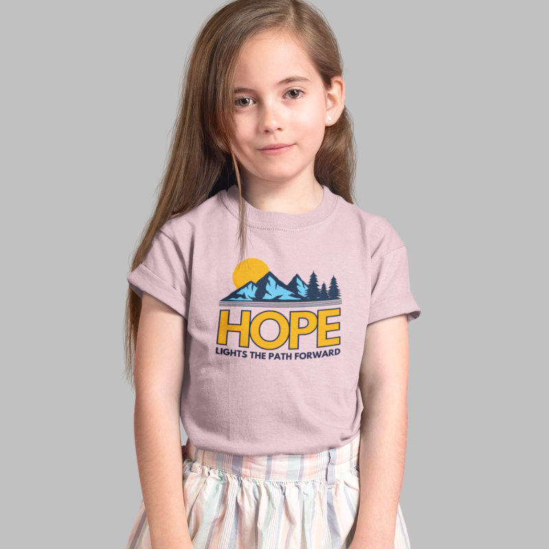 Hope Lights The Path Forward Printed T-Shirt