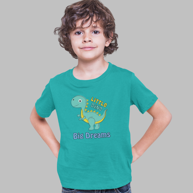 Little Dino, Big Dreams Printed T-Shirt