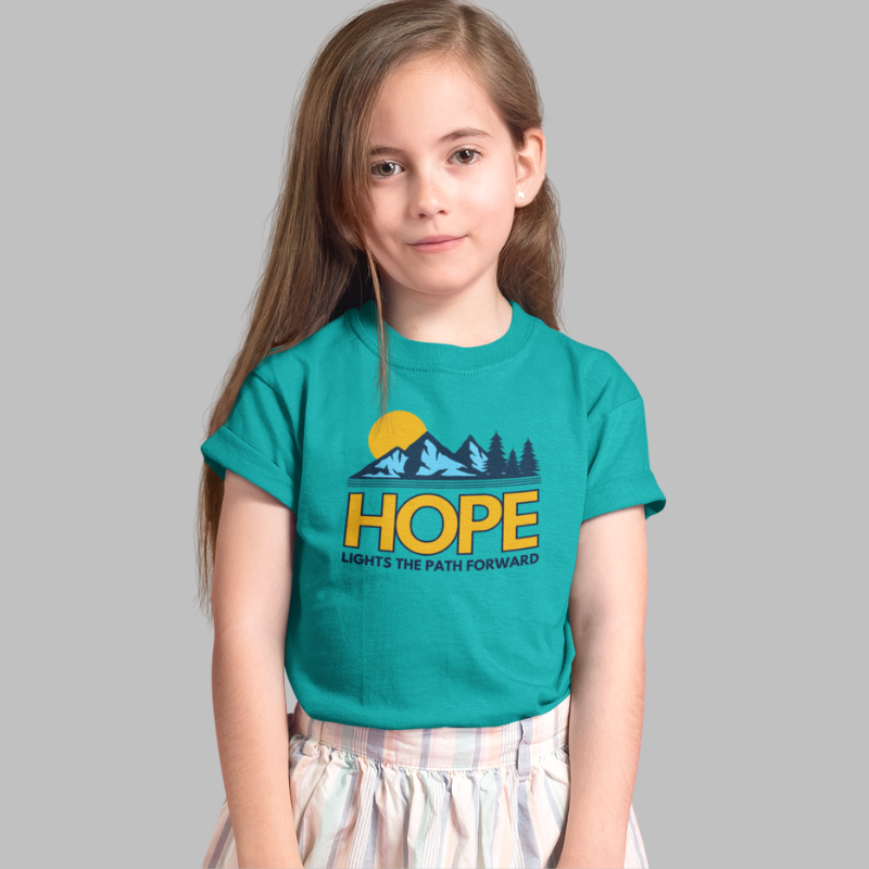 Hope Lights The Path Forward Printed T-Shirt