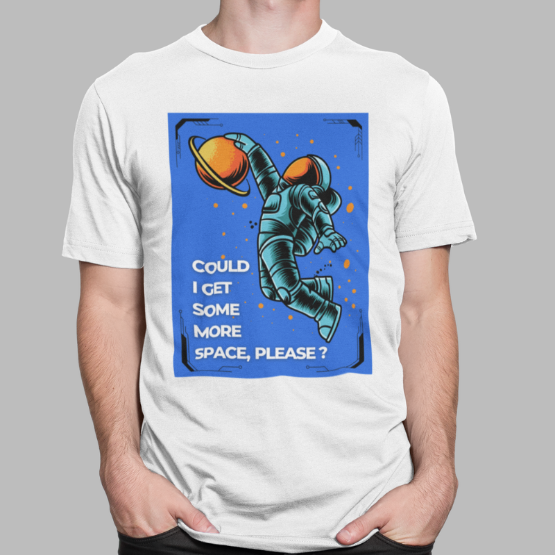 Some More Space Printed Regular Fit T-Shirt