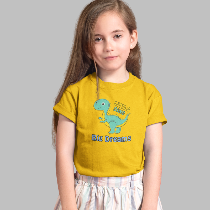 Little Dino, Big Dreams Printed T-Shirt